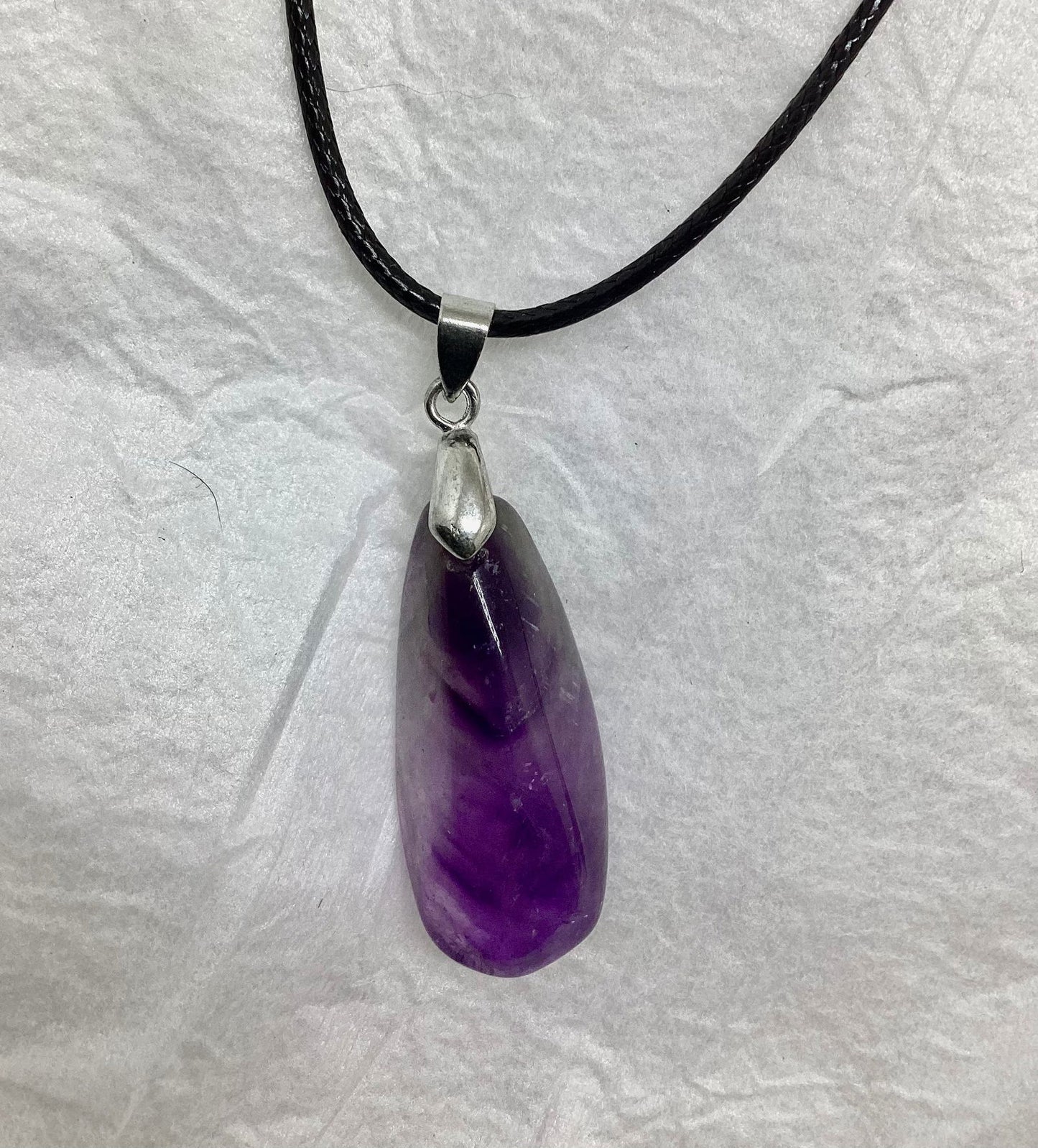 Amethyst Pendant Necklace - Naturals & Oddities - #tag1# - #tag2#