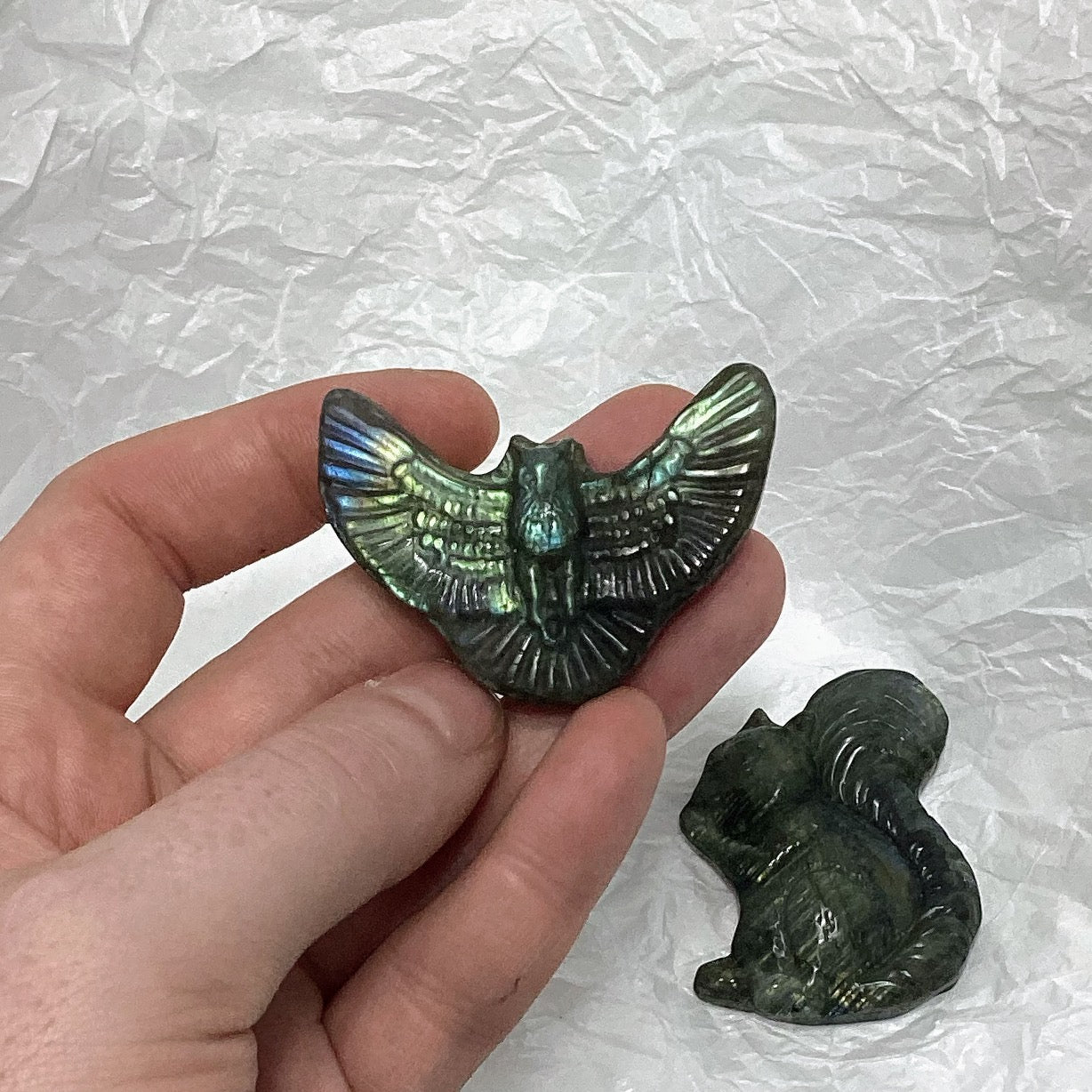 Labradorite Carving