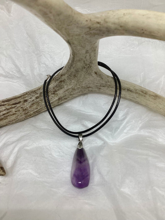Amethyst Pendant Necklace - Naturals & Oddities - #tag1# - #tag2#