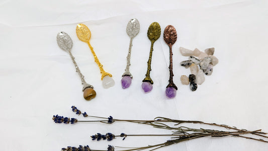 Decorative Crystal Spoons - Assorted