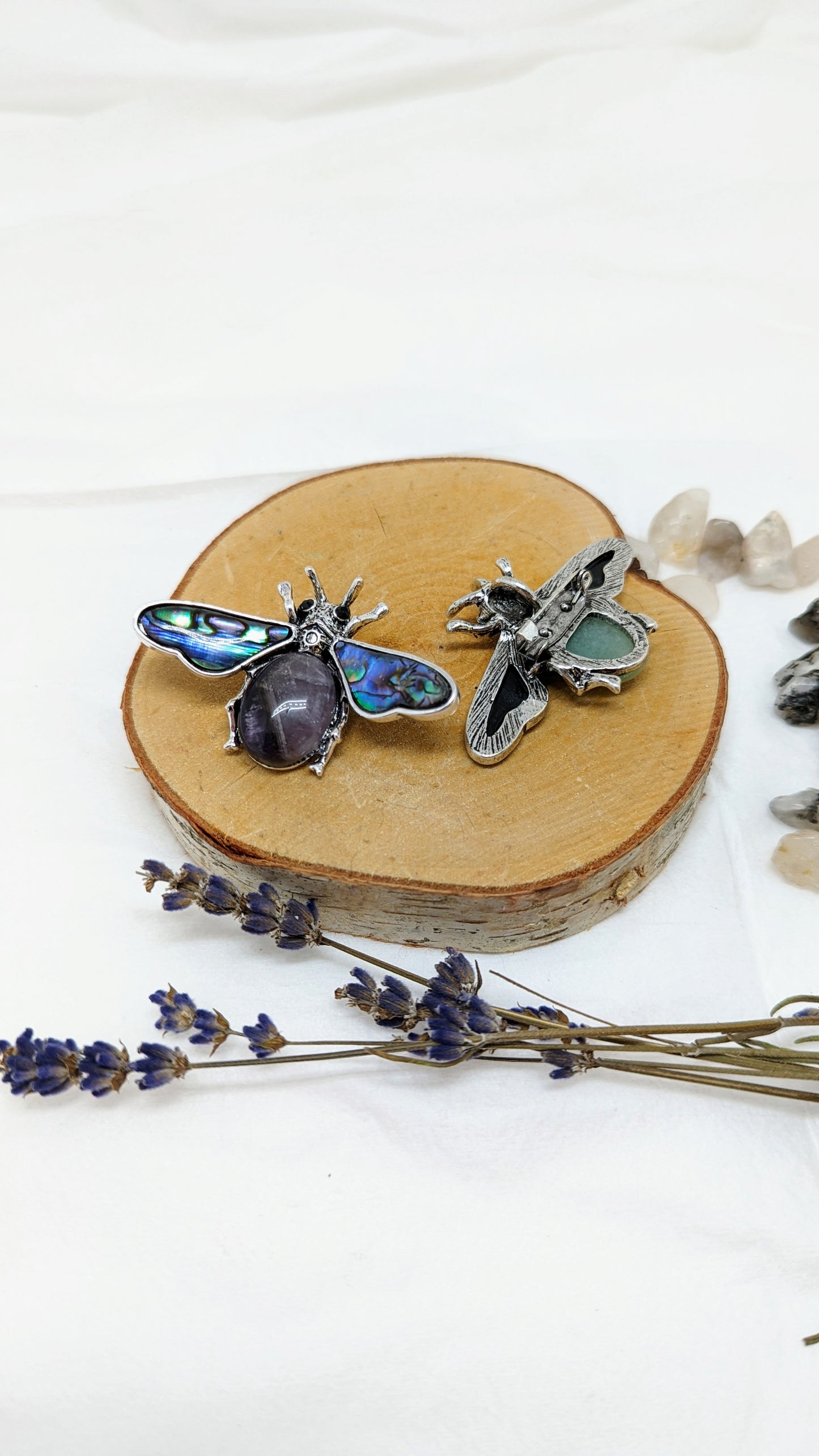 Crystal Insect Broach