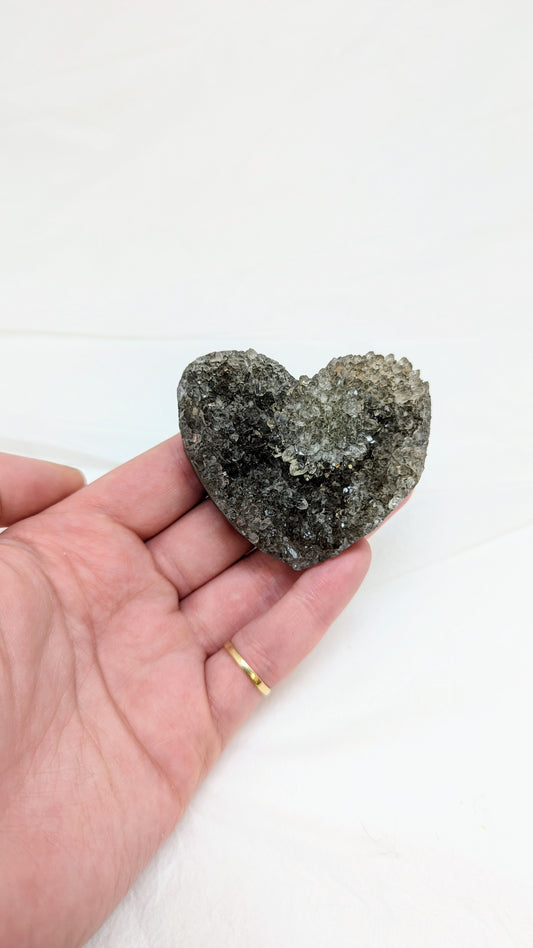 Amethyst Heart Cluster - 78 grams