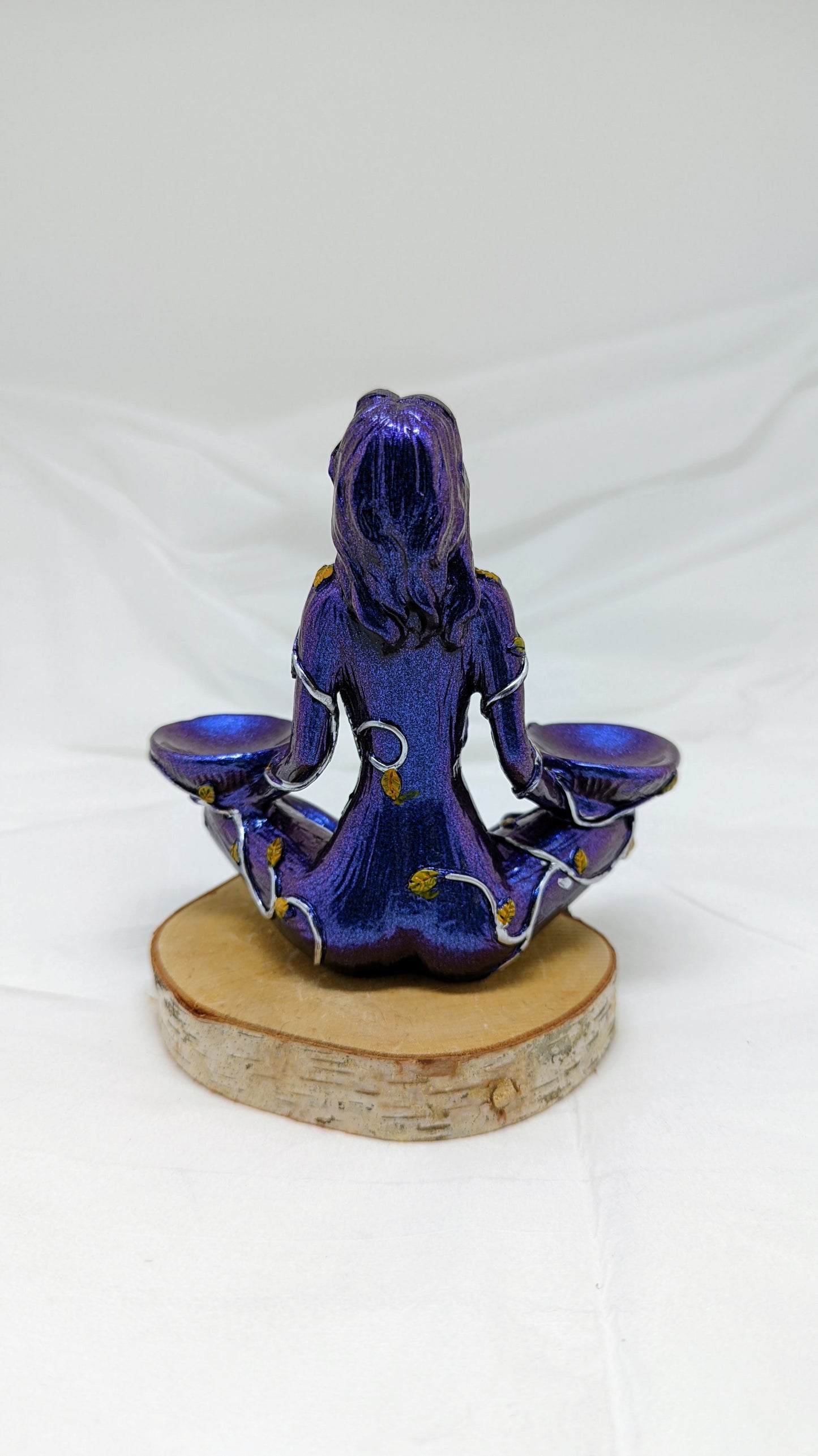 Divine Woman 2 Sphere Holder - Metallic Purple